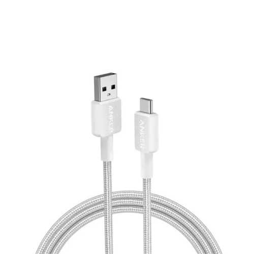 Anker 322 Usb-A To Usb-C Cable white (3Ft Braided)