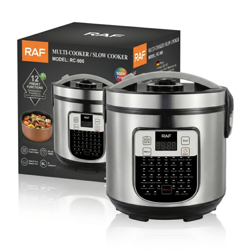 RAF Electric Pressure Cooker 6L – 12 Cooking Programs