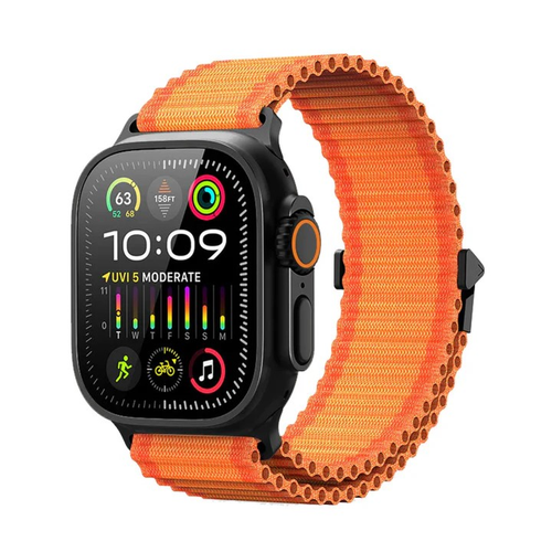 WIZARD APPLE WATCH BAND OFFROAD ORANGE BLACK