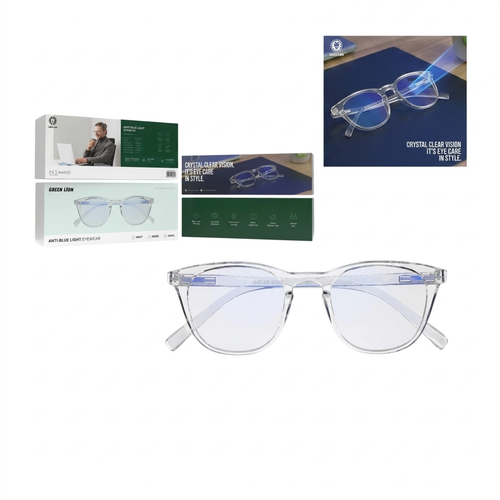Green Lion Anti-Blue Light Eyewear - Crystal Clear HD Lenses 2 years warranty