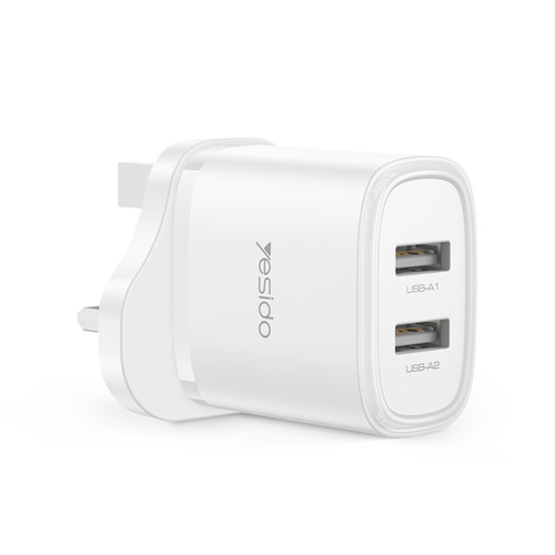 Yesido Dual Port Travel Charger 12W YC91