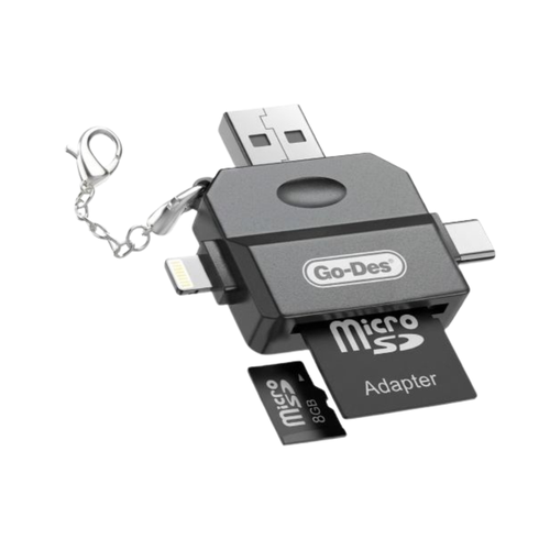 Go-Des 5-In-1 Card Reader GD-DK125