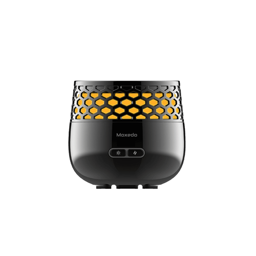 Moxedo Electric Incense Burner Portable Aroma Diffuser with 7 Colors LED Lights ( Black)
