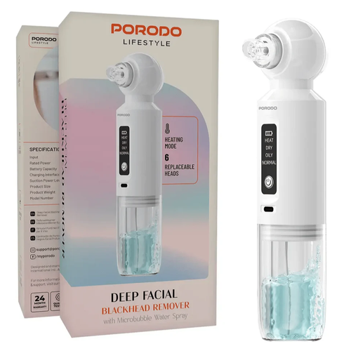 Porodo Lifestyle Deep Facial Blackhead Remover with Microbubble Water