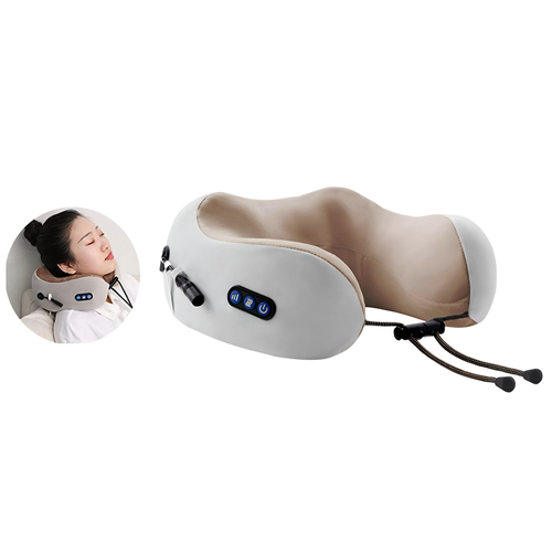 U-Shaped Neck Massage Pillow for Pain Relief and Deep Relaxation