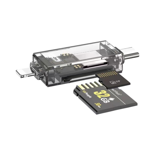 Go-Des 4-In-1 OTG Memory Card Reader GD-DK007