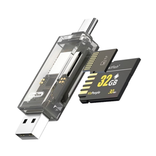 Go-Des GD-DK006 4-In-1 OTG Card Reader