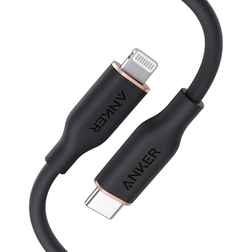 Anker PowerLine III Flow USB C With Lightning Connector - Black