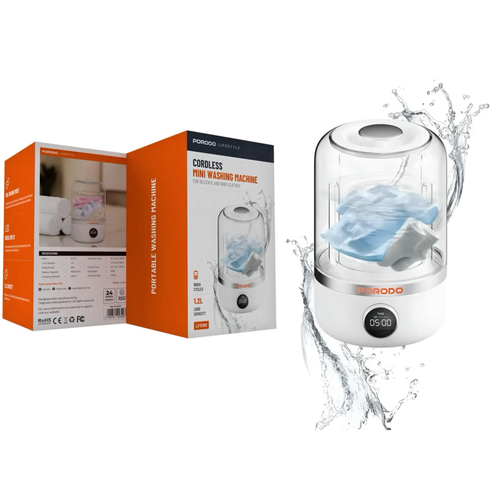 Porodo Mini Cordless Washing Machine