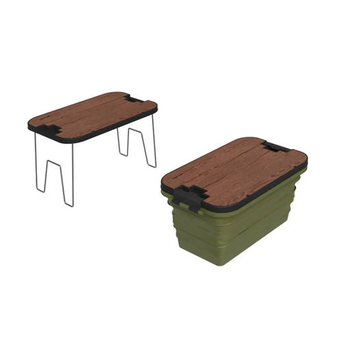 Green Lion Folding Basket with Table