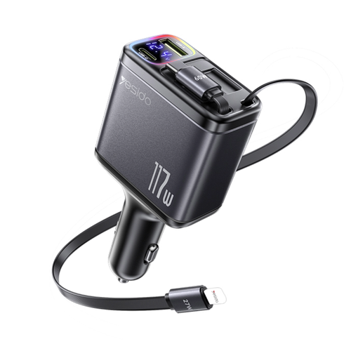 Yesido Y63 117W 4-in-1 Super Fast Car Charger
