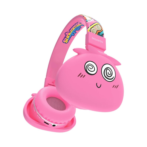 Moxedo Junior Poe Wireless On Ear Headphones - Pink