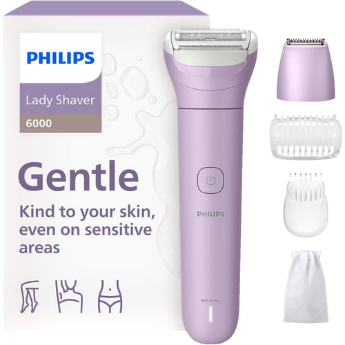 Philips Lady Shaver Series 6000 Cordless Wet & Dry Electric Shaver