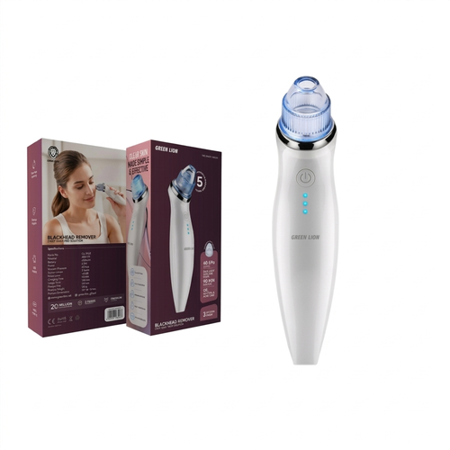 Green Lion 5 in 1 Deep Pore Cleaner Blackhead Remover Device 2 years warranty