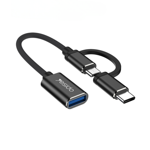 Yesido GS02 2-in-1 OTG Adapter
