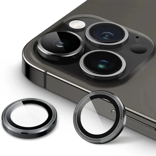I Phone 16 Pro Max Camera Lens Protector Black