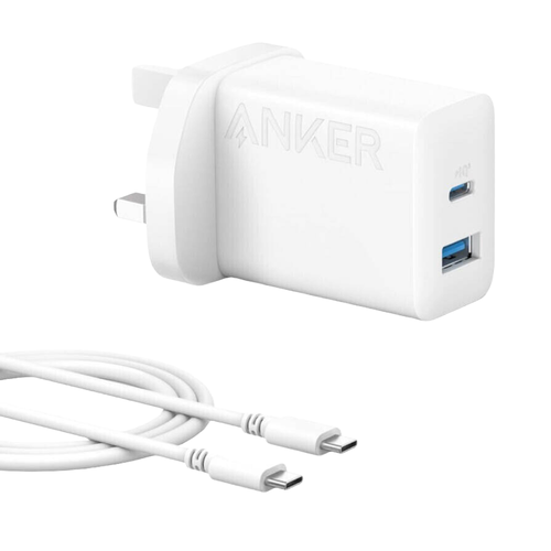 Anker Select Charger 20W 2 Port Fast Charging With USB C Cable