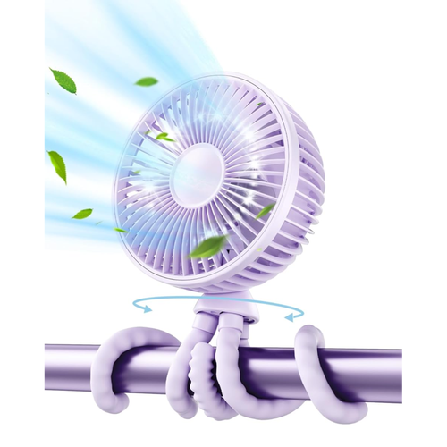 Flexible Tripod Portable Fan - USB Rechargeable - Multi-Use