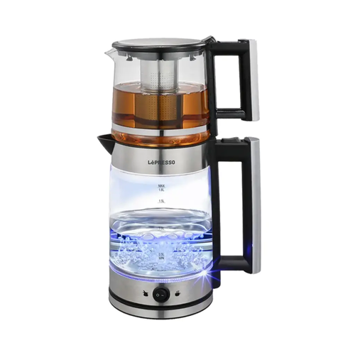 Lepresso Turkish Tea Glass Kettle 1-year warranty