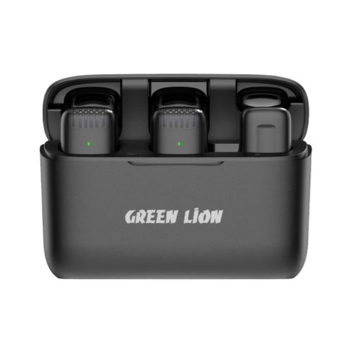 Green Lion 2 in 1 Wireless Microphone Lightning Connector Lavalier Mic