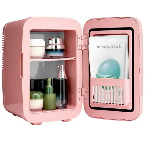 Porodo Frostlite Cooling Mini Makeup Fridge with LED Mirror