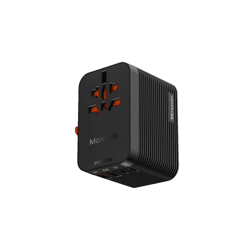 Moxedo Universal- Plug + 35W GaN Travel Adapter AC Outlet Plug Adapter Wall Charger