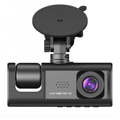 BLACK BOX Super HD 1296P Traffic Recorder – Dual Camera Dash Cam with Night Vision & Loop Recording