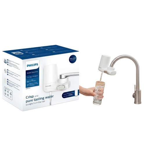 Philips Water Filter Against Chlorine & Odors – Direct Faucet Installation