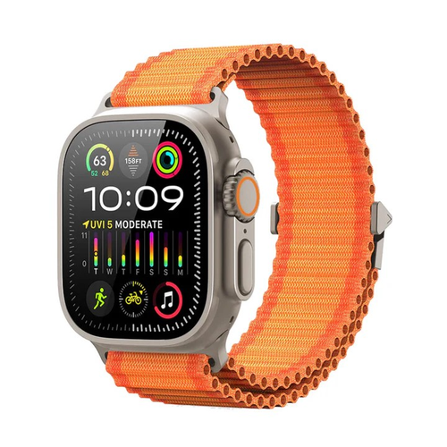 WIZARD APPLE WATCH BAND OFFROAD ORANGE TITANIUM