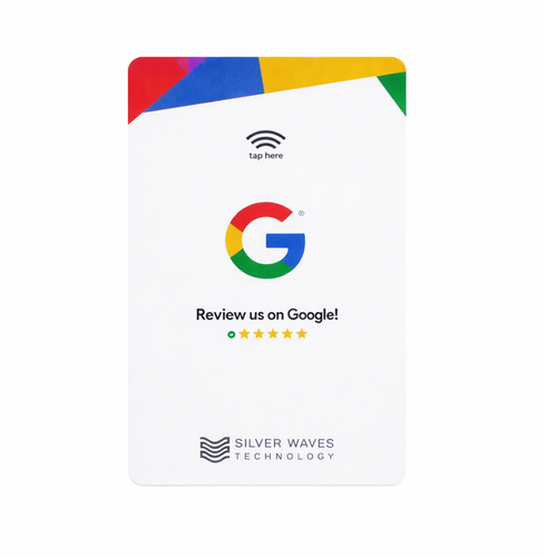 3-in-1 Smart NFC Connect Card (Social Media • Contact • Google Reviews)