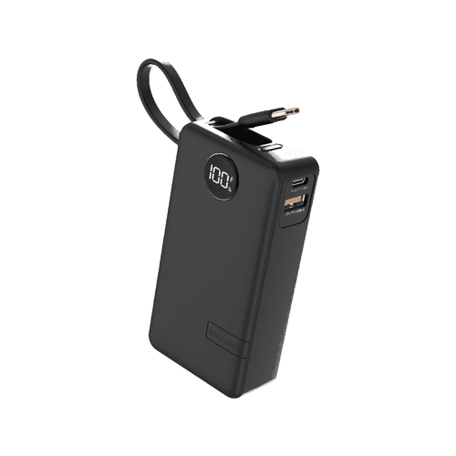 Moxedo Porta-Go+ Power Bank 10000 mAh Built-in USB-C Cable