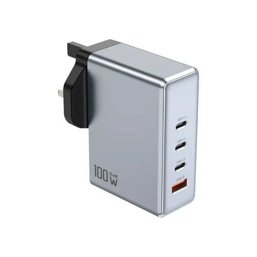 Green Lion GaN Premium UK Plug Wall Charger 100W 2-year warranty