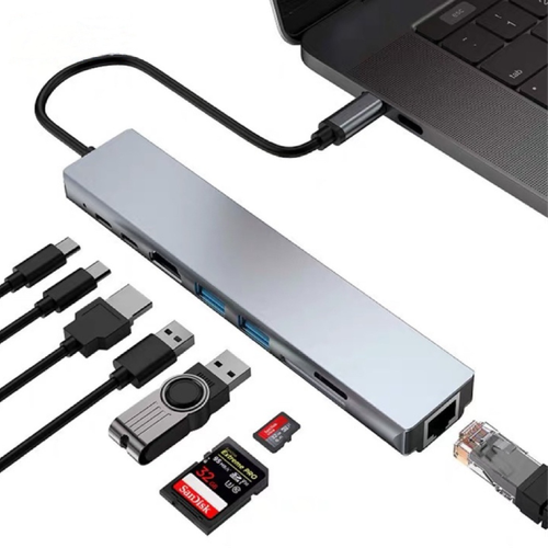 MIICAM USB-C Multi-Port Hub 8 in 1