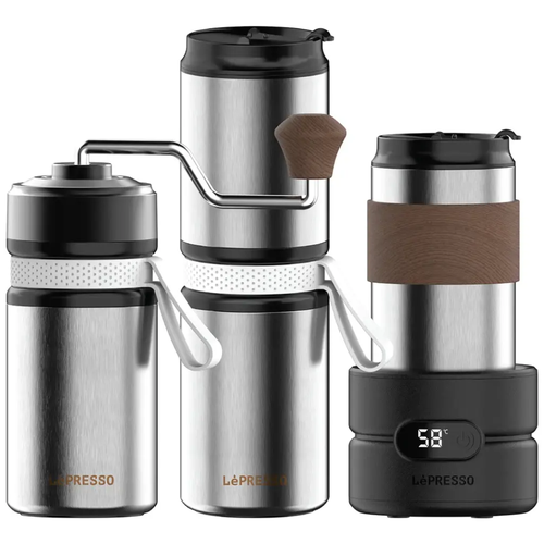 Lepresso Grindo Quattro 4-in-1 Outdoor Coffee Set