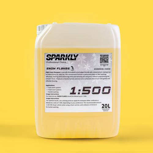SNOW FLAKES - WHITE FOAM