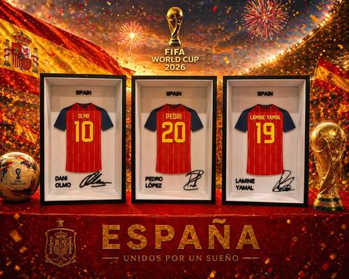 World Cup Jersey Frame - Spain