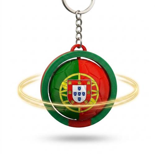Spinning Keychain - Portugal 