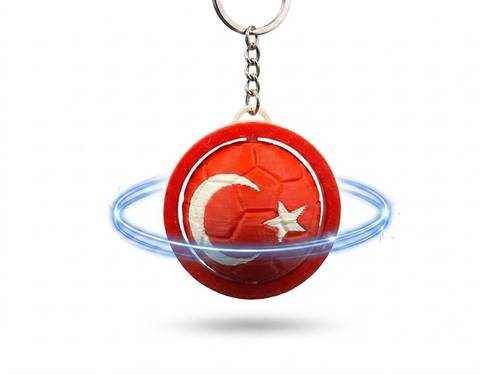 Spinning Keychain - Turkey 