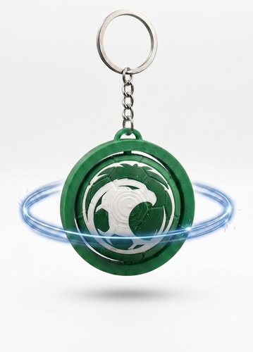 Spinning Keychain - Saudi Arabia