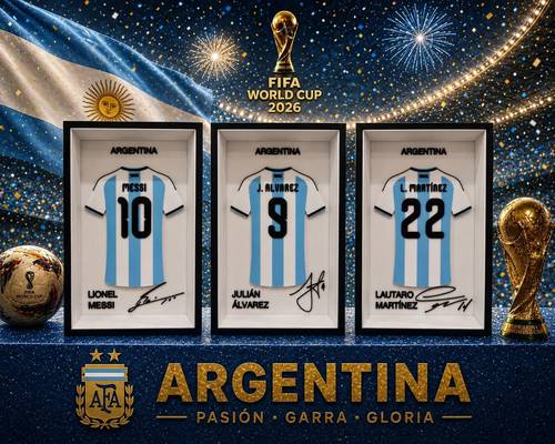 World Cup Jersey Frame - Argentina 