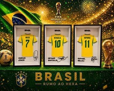 World Cup Jersey Frame - Brasil 