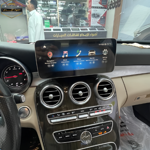  شاشة مرسيدس  GLC ( اندرويد- كاربلاي ) CAR PLAY MERCEDES GLC 2014 - 2019 