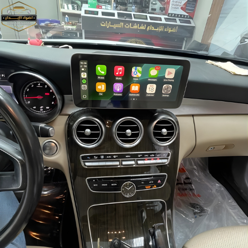  شاشة مرسيدس  GLC ( اندرويد- كاربلاي ) CAR PLAY MERCEDES GLC 2014 - 2019 