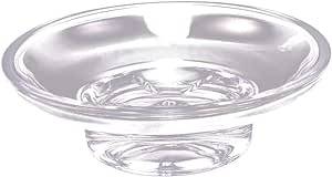 طبق الصابون الزجاجي 1pc ، صناديق الصابون  حوض حمام الصابون ، 11x11x3. 5 سم