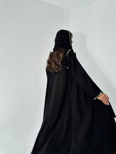 عباية كريب موديل #118