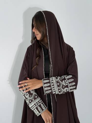 عباية لنن موديل #122