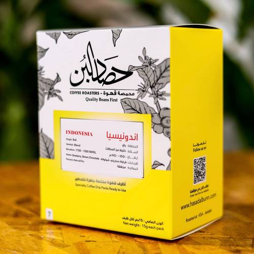 أظرف القهوة - اندانوسيا 7 أظرف 