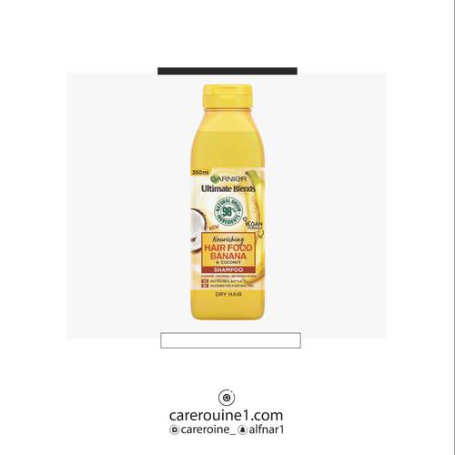 غارنية شامبو مغذي للشعر الجاف بخلاصة الموز 350ml