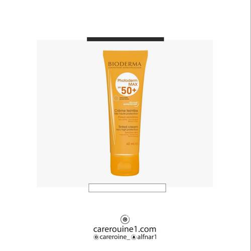 بيوديرما واقي شمس سائل عالي الحماية فوتوديرم ماكس ملون 50 SPF  ‏ – 40ml