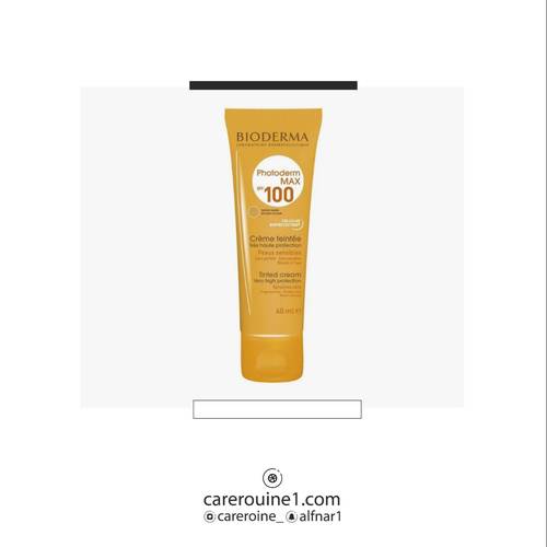 بيوديرما واقي شمس سائل عالي الحماية فوتوديرم ماكس ملون100 SPF  ‏ – 40ml